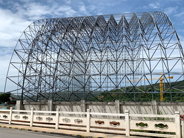 玉溪山寨矿储煤棚网架
